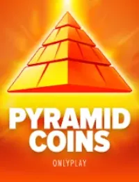 pyramid coins slot logo